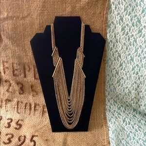 Vintage Bold multi chain necklace